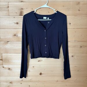 Aritzia Wilfred Neptune Longsleeve in Black NWOT